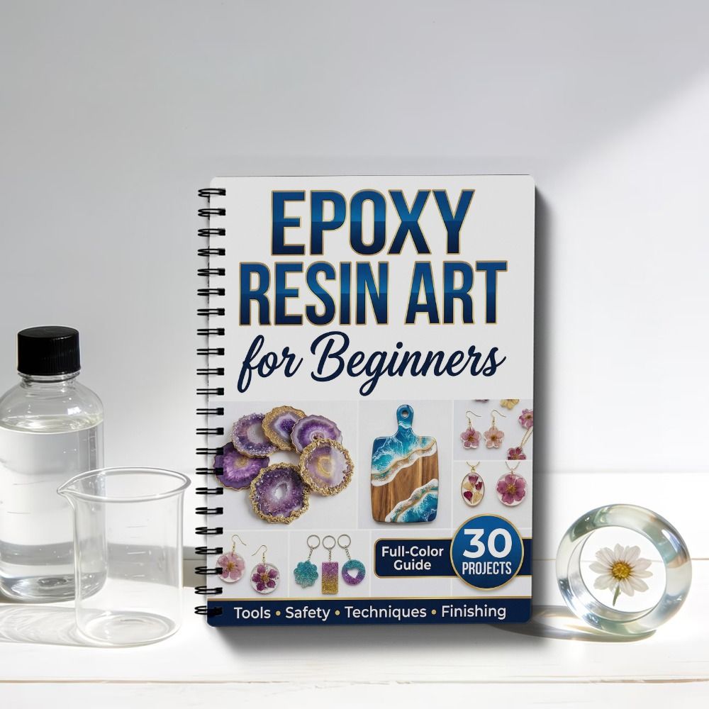 Manual Ilustrado de Arte com R - Resin Art Guide Book avaliação e preço