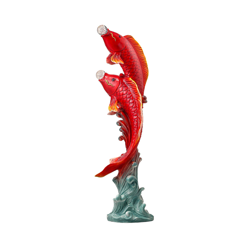 Escultura de peixe com cinco s - Resin Art In Floor avaliação e preço