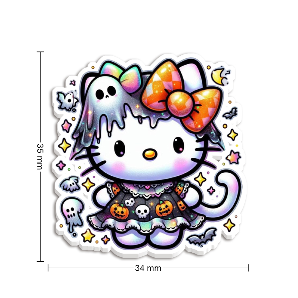 10 peças/lote Sanr Halloween H - Resin Art Glitter avaliação e preço