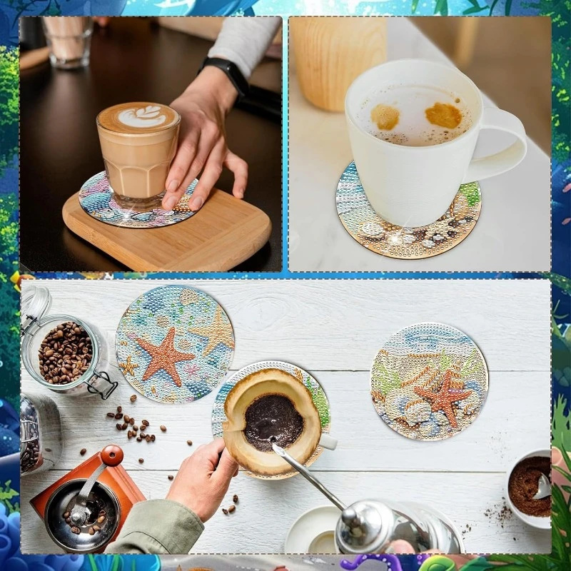 8 Peças de Porta-Copos de Pint - Resin Art For Beginner avaliação e preço